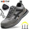 Anti Scalding Work Safety Shoes Men European Standard Steel Toe Shoes Indestructible Brand Work Shoes Sneakers Puncture-Proof