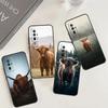 Hochlandrinder Für POCO X6 Pro M6 X3 X5 F3 F5 M5s Hülle Für Xiaomi 13T 12T 11T 14 Pro 12 13 Lite Hülle