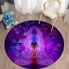 Meditation Themed Home Rugs Round Rugs Living Room Area Rugs Bedroom Floor Mats Home Decor Mode Bedroom Decor Rugs