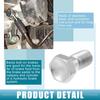 Banjo-Schraube Bremsfitting Adapter-Kit 3 an 3/8"x24 Bremsleitungsgewinde Einzelne Banjo-Schraube mit 4 Kupfer-Dichtringen