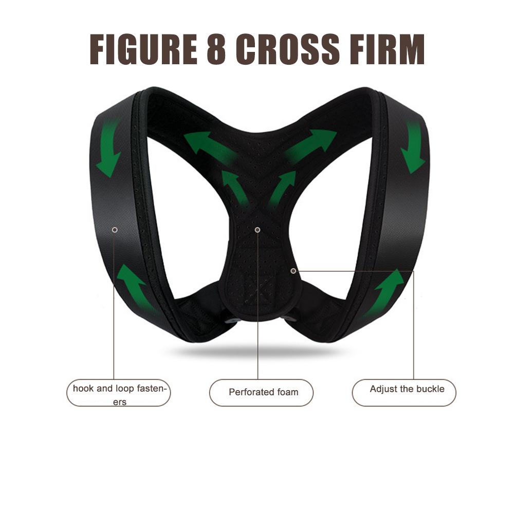 Adjustable Posture Corrector Braces Supports Back Straightener Back Shoulder Lumbar Posture