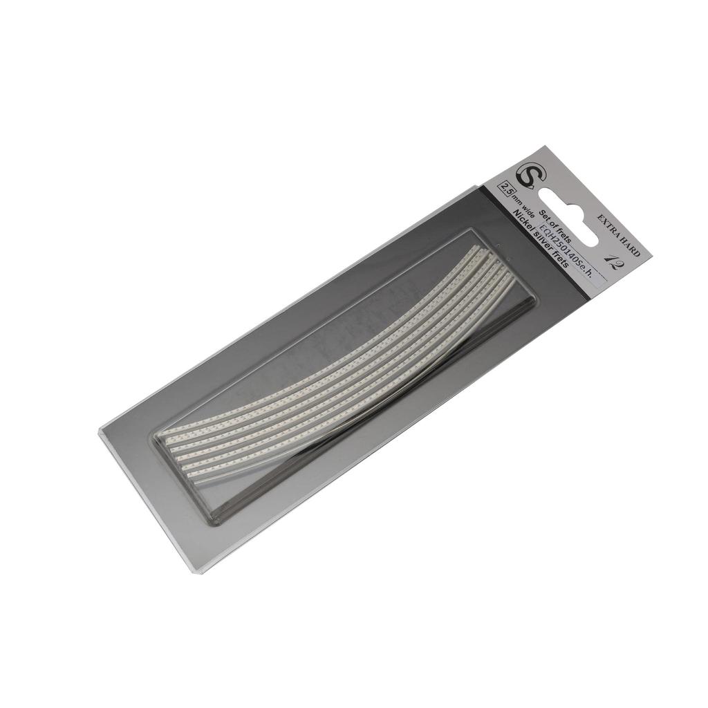Sintoms EQH250140 Equal Hi Nickel Extra for Electric Guitars Frets, Silver, Hard, 2.5mm, Medium,