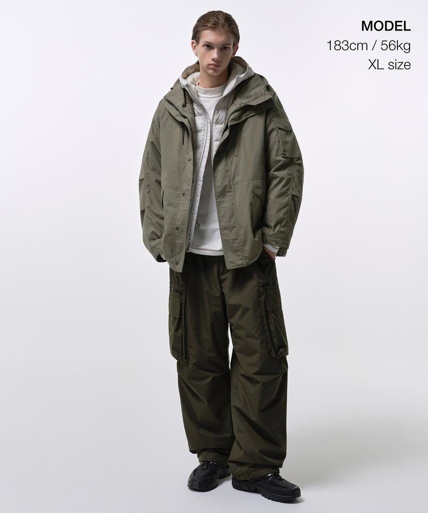 Musinsa Standard [City Leisure] Cn Hooded Shell Parka [Light Khaki]
