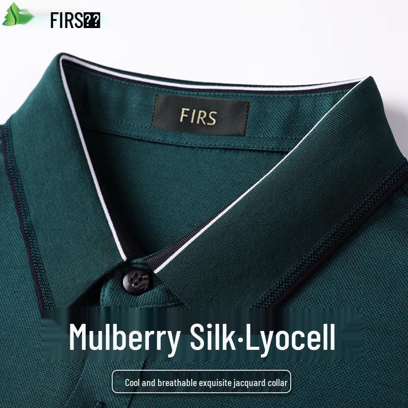 FIRS Men s Tencel-Cotton Lyocell Short-Sleeve Polo Shirt 2XL