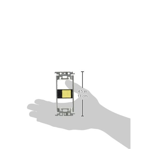 Panasonic Cosmo Series Wide 21 Embedded "On" "Off" Display Switch Set, Double Off/20A, Single "EV Logo" Display, White WTC52631W01
