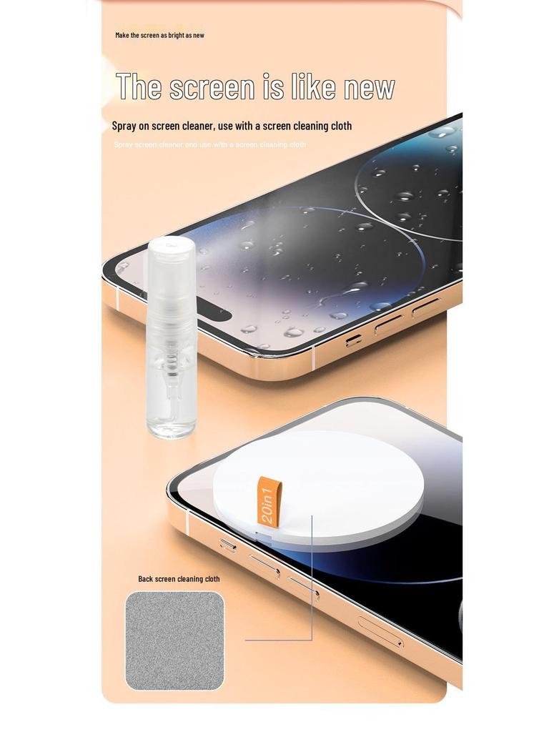 20-in-1 Cross-Border Reinigungsset für Kamera, Telefon, Computertastatur & Kopfhörer