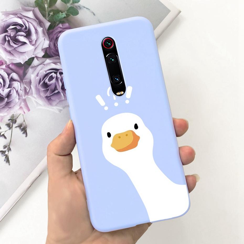 Kreslený obal pro Xiaomi Mi 9T Pro Mi9T Roztomilý barevný měkký silikonový zadní kryt pro Xiaomi Mi 9T 9 T 9TPro Pouzdra na telefon