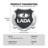 3D Metal Car Wheat Ear Shape Sticker Body Trunk Decor Sticker For Lada Vesta Granta Largus Vaz Samara Vesta Niva 4X4 2110