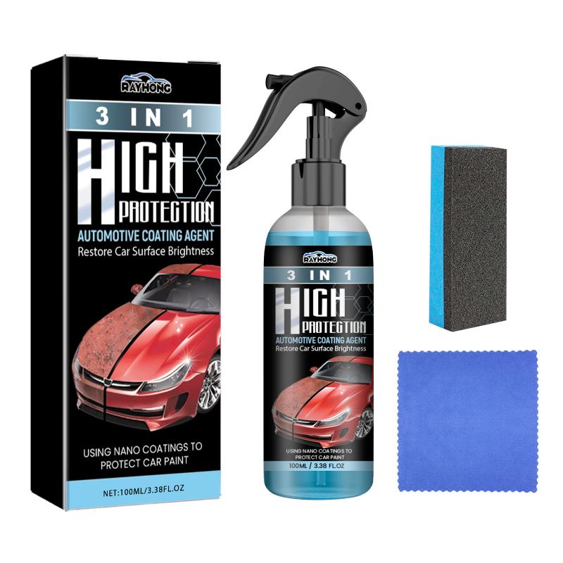 Car Polish and Protection Coating Agent Three in One Removes Oil Polishes Surfaces Repairs Scratches for Car Paint Cleaning Scenarios