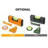 Mini Level Tool Set 4-In-1 Portable Small Bubble Level Magnetic Pocket Level T Level String Level