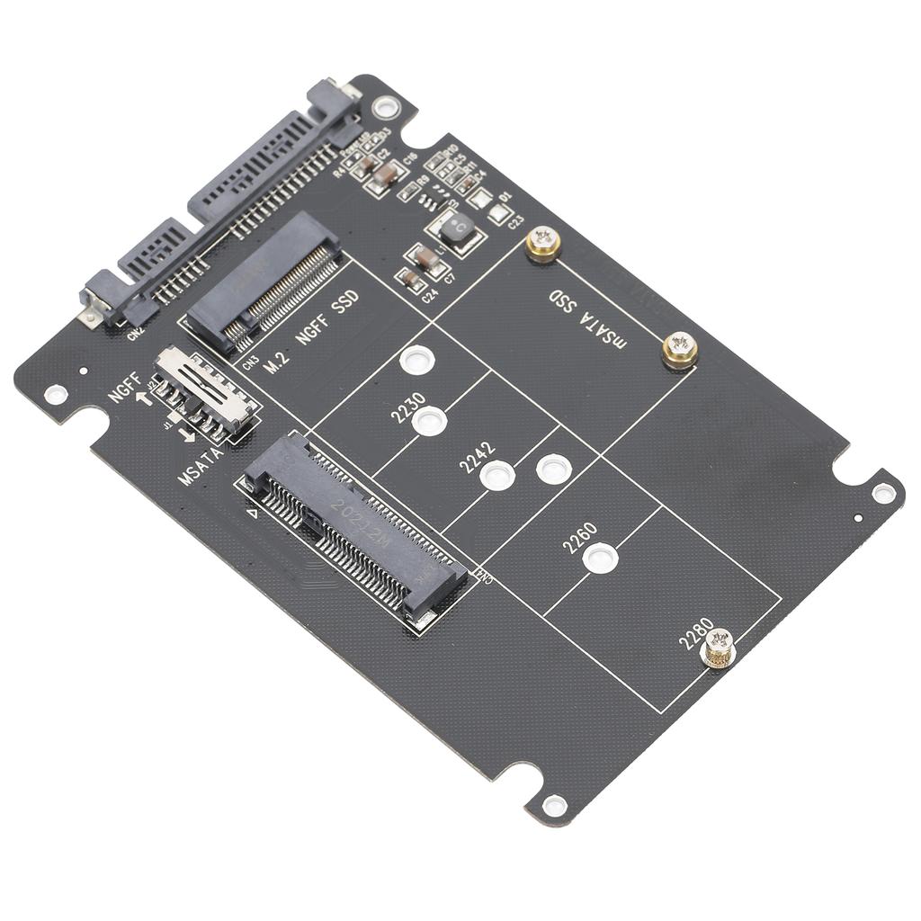 M.2 NGFF MSATA To SATA 3.0 Adapter SSD To SATA Converter Reader Board Computer Equipment