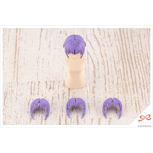 Sousai Shojo Teien After School Short Wig A [Orange & Purple] Overall Width: Approx. 63mm 1/10 Scale Plastic Model JK013