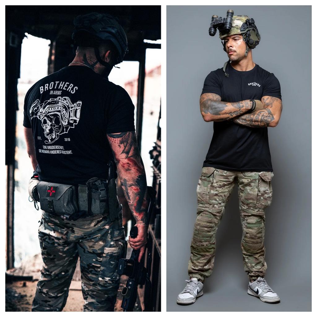 Klassisches Brothers in Arms Militärtaktik T-Shirt Baumwolle Grafik-T-Shirt Unisex Unisex Sommer Streetwear
