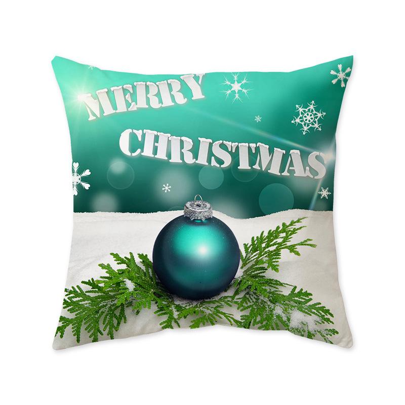 Christmas Series Decorative Cushion Pillow Ins Style Fashionable Sofa Living Room Bedside Cushion Pillow Cover