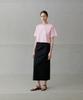 Owaiwai Standard Linen Long Skirt_Black