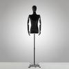 Korean Style Black Off-Shoulder Women's Half Body Mannequin with Right Angle Shoulder and Full Body Display Stand