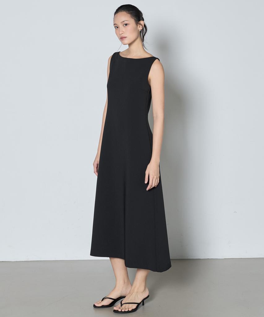 Nutopeu Boatneck Flare Dress_Black