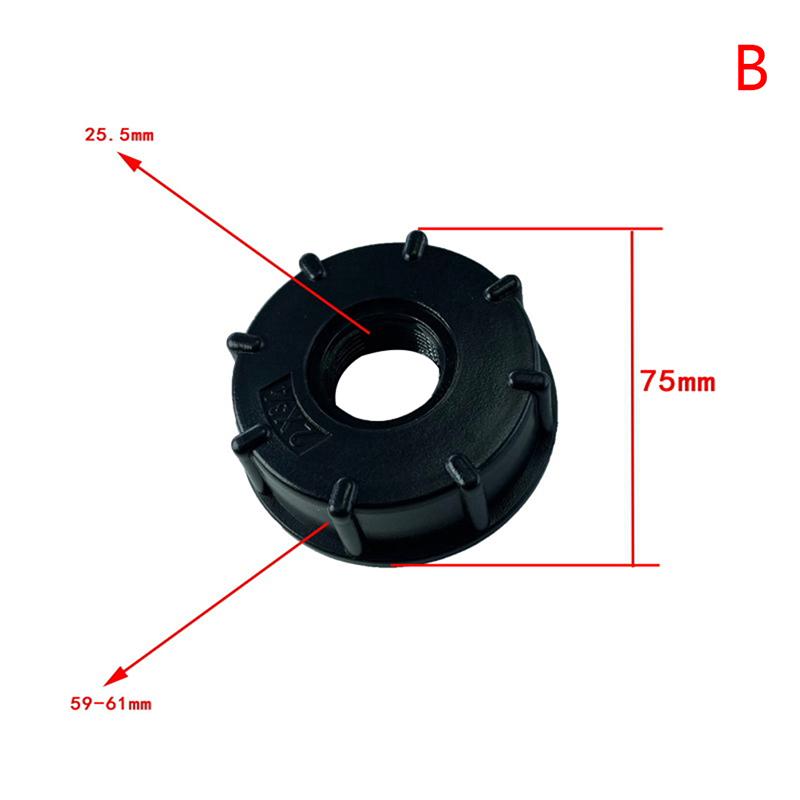 

Резьба фитингов S60X6 резервуара для воды Ibc к садовому шлангу 1/2 3/4 1Quot