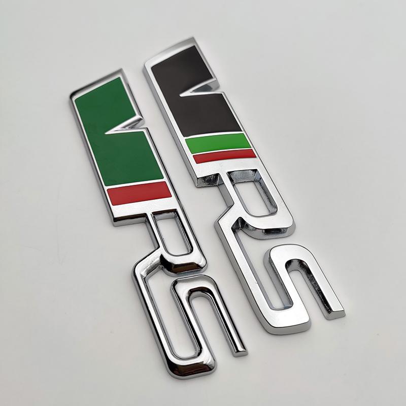 3D Metal Logo VRS Emblem Letters CarTrunk Badge Decal For Skoda Fabia Kodiaq MK2 MK3 A7 A5 2 3 Octavia VRS Stikcer Accessories