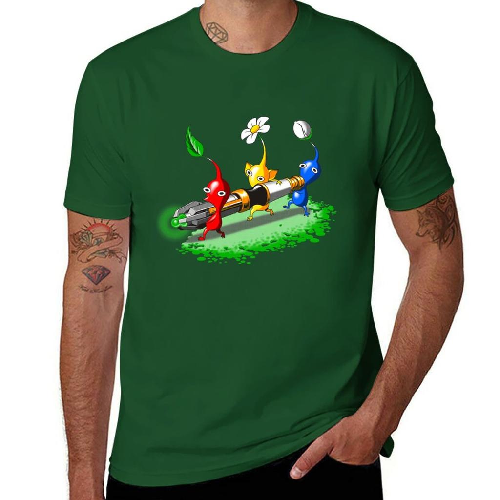 Pikmin Who TShirt Sports Fans Quick Drying Mens T Shirts Casual Stylish