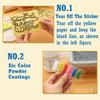 Childrens DIY Sand Art Kit Cartoon Doodle Gift Preschool IQ Craft Making Colorful Sand Art Toy 3 Sizes
