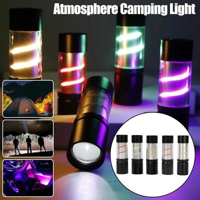 Multifunktionales Retro-Minilicht, LED-Atmosphärenlicht, Typ C, USB wiederaufladbar, 3 Modi, wasserdicht, Angeln, Camping, Notfall