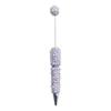 Personalized Gift Pen DIY Beadable Pen, Rhinestone Faux Pearl Ballpoint Fancy Glitter Stationery for Crafts Crafting, Student Office Writing