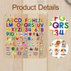 75Pcs Board Pieces Precut Figures Early Learning for Kids Decoration Themed Storytelling Preschool