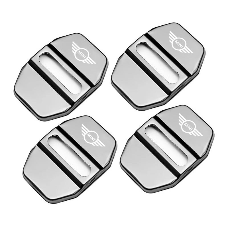 4 Pièces Cache-Serrure de Porte de Voiture Décoratif Auto Pour MINI One Cooper JCW Countryman Clubman Cabrio Paceman Coupe Roadster F57 Cache-Moyeux