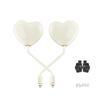 8mm Cute Heart Shape Motorcycle Rearview Mirror HD Anti-Glare Universal Electric Bike Scooter Battery Car Convex Mirror Decor