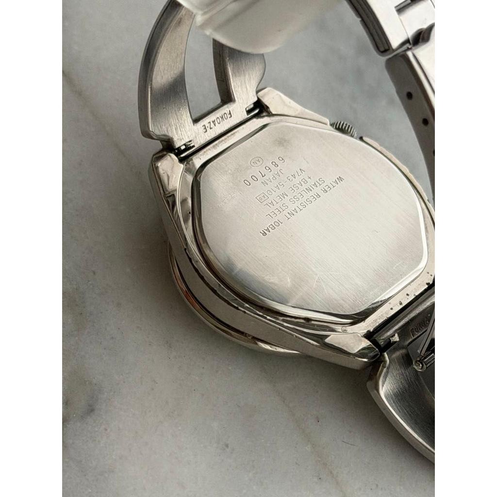 Used [Battery replaced] SEIKO ALBA DAYDATE Seiko Alba V743-5A10 AKA