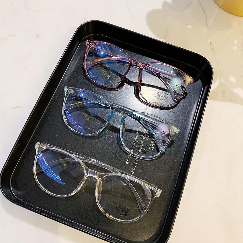 Retro Transparent Frame Plain Glasses Ultralight   Women Fashion Glasses for Wedding Party Decorate Eyeglasses Fake Glasses