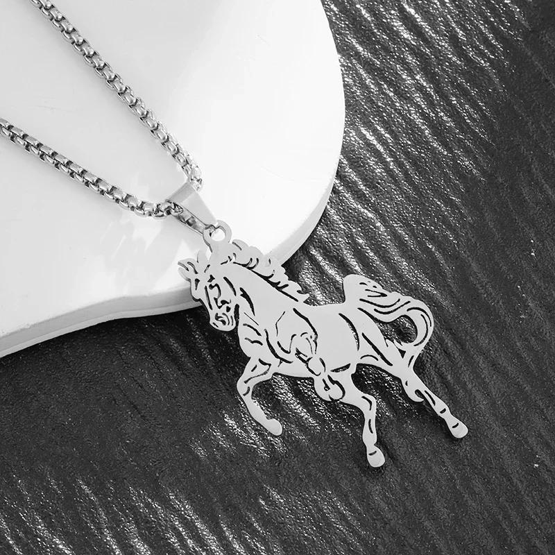 Classic Fashion Dragon Necklace Men Women Zodiac Dragon Good Luck Jewelry Gift