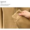 2025 Autumn/Winter Men's Solid Color Half-Zip Windproof Stand Collar Fleece Hoodie