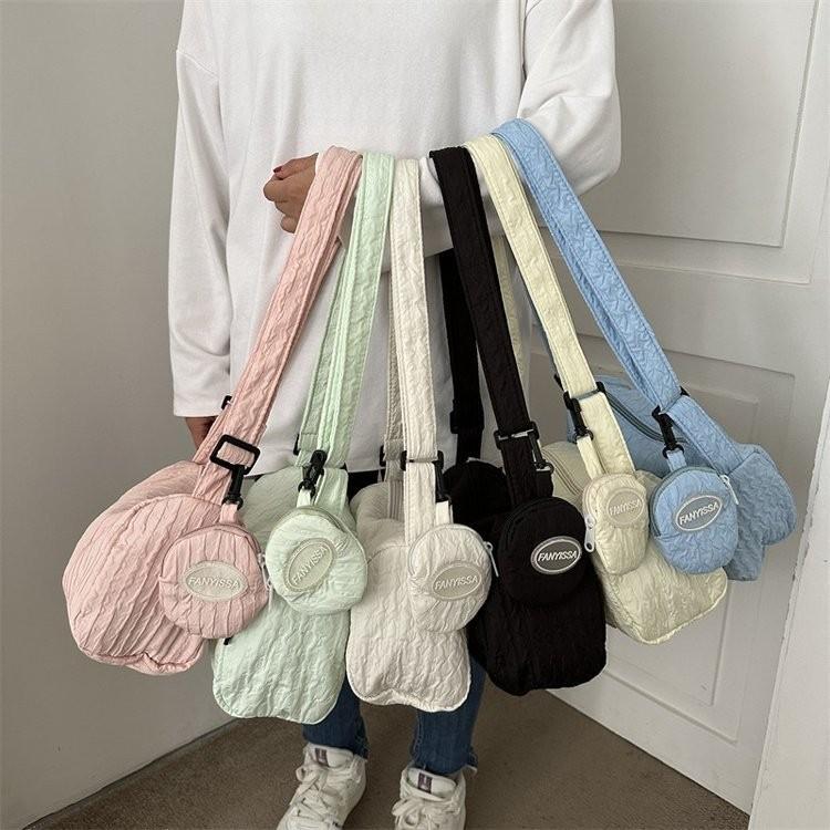 Stylish Casual Bubble Bag For Women In Trendy Colors Perfect For Students And Everyday Use