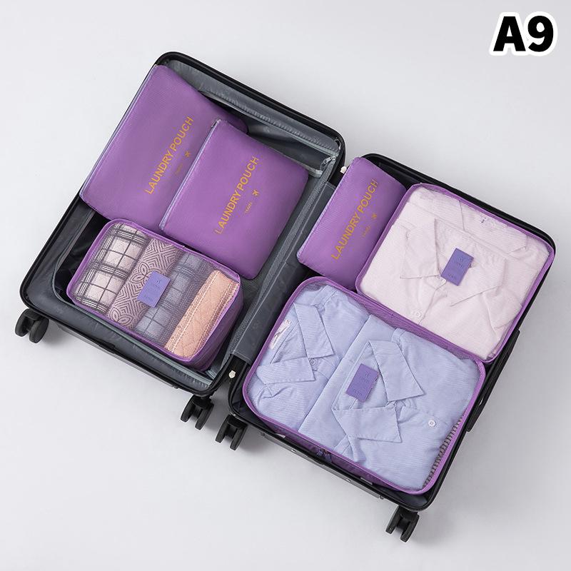 6 Piece Large Size Travel Organiser Portable Suitcase Organiser Clothes Shoes Cosmetic Bag Luggage Organiser Travel Organiser