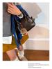 Chic Retro Bowling Bag for Women - Versatile Autumn/Winter 2025 Shoulder & Crossbody Handbag