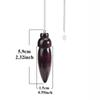New Quality Natural Wooden Pendulum for Divination Dowsing Egyptian Wood Pendulums Dowser with Chain Reiki Spiritual Pendulos