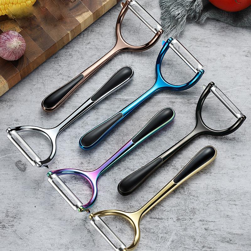 SY Multifunction Vegetable Peeler Potato Carrot Grater Kitchen Tool Household Zinc Alloy Planer Fruit