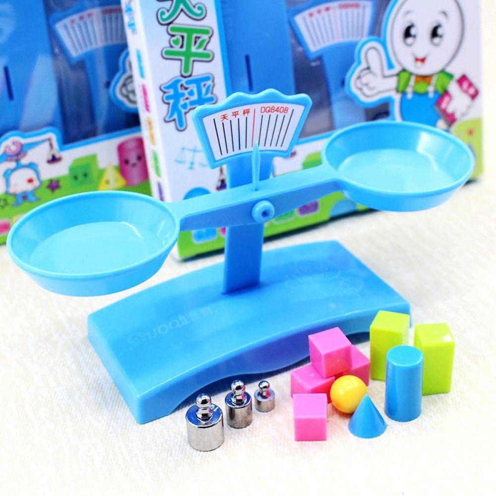 Plastic Balance Scales Toy School Teaching Aids  Funny   Intelligence Game