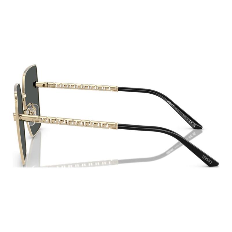 Versace [Available prescriptions] Temple logo details, irregular sunglasses, women’s style, gold 12361373 VE2270D-golden 63