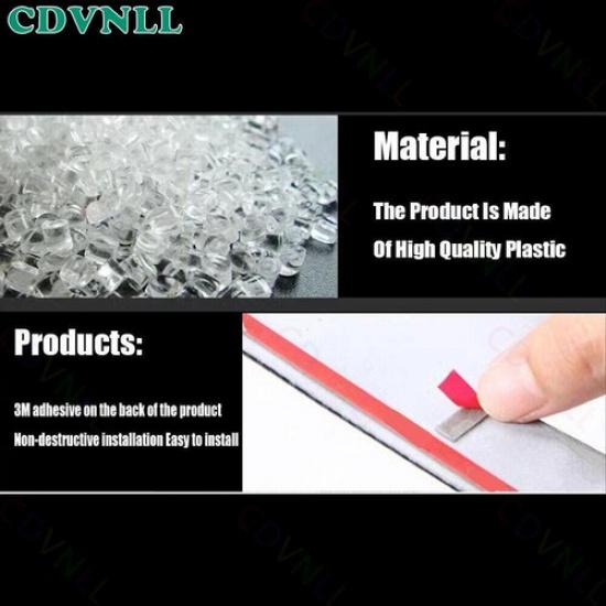 Dashboard L&R Air Outlet Vent Cover For Honda CR-V CRV -24 Red Carbon Fiber