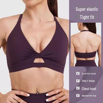 Europejsko-amerykański biustonosz sportowy o wysokim wsparciu: Wstrząsoodporny, Zapobiegający opadaniu biustu, Odzież do fitnessu i jogi