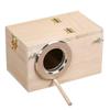 Solid Wood Bird's Nest Breeding Incubator for Parrot Birds Outdoor Bird's Nest