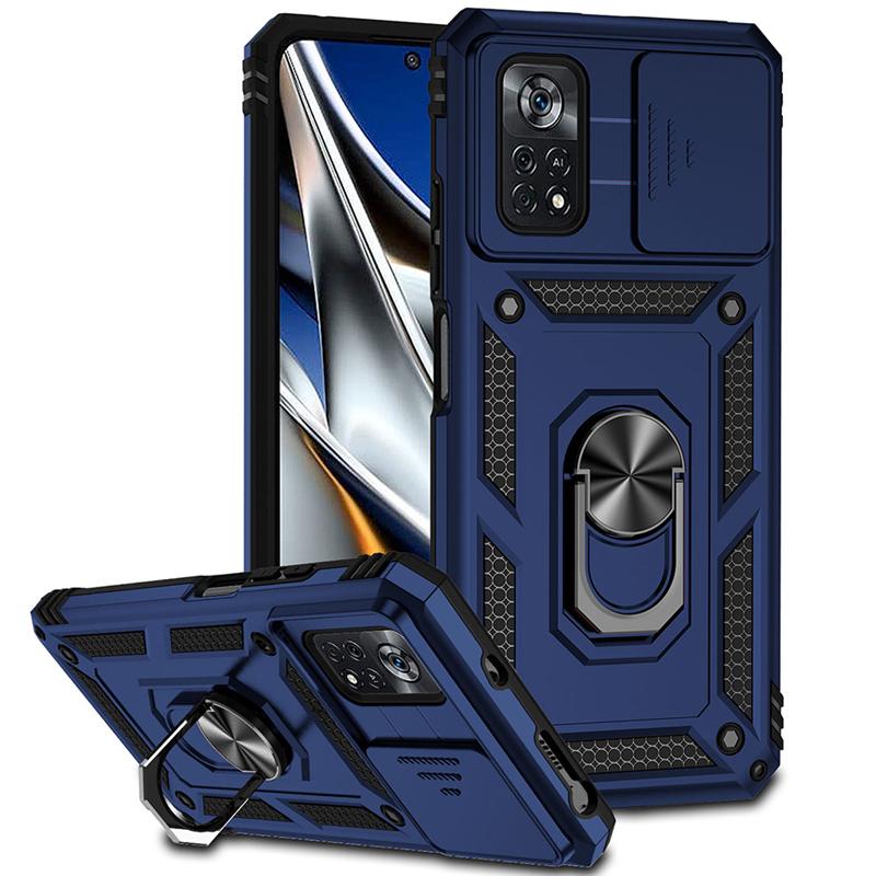 Põrutuskindel liugkaamera objektiivi kaitseümbris Xiaomi Redmi 10C 9T 9A 9C Note 11 10 9 Pro 11S 10S 9S Mi 12 Poco M4 M3 Pro X3 NFC rõnga aluse kate jaoks