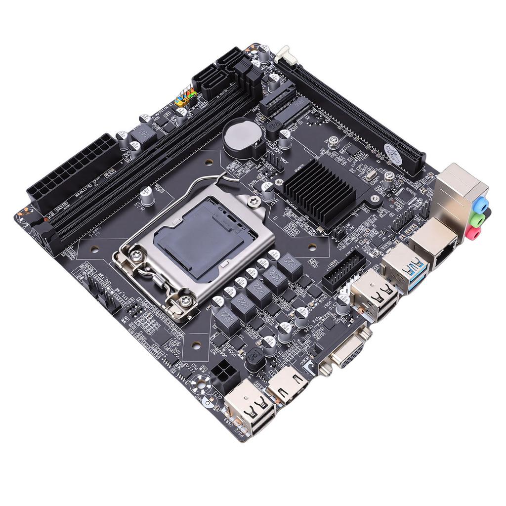 H110 Gaming Motherboard LGA 1151 Dual Channel DDR4 M.2 Nvme Serial ATA3.0 6Gb/s PCI E X16  -ITX Computer Mainboard Support for 6th 7th 8th Processo