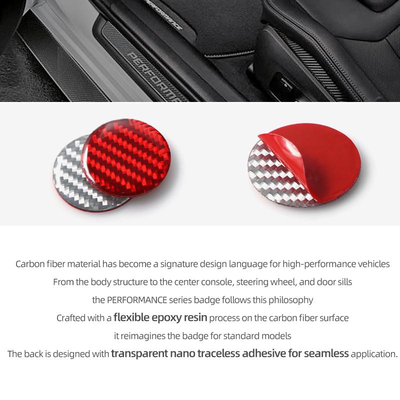 For Tesla Model 3 Model Y 2019-2026 Carbon Fiber Seat Adjustment Buttons Trim Protect Stickers Car Interior Tuning Accessories