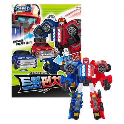 Young Toys Tobot Mini Twin Punch Transformer Robot