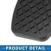Brake Clutch Pedal Pad Cover 46545-SA5-000 for Honda Civic 1984-1986 1989-2003 2006-2015 Rubber Black (Set of 2)