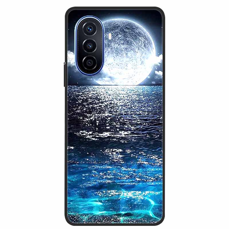 For Huawei Nova Y70 Plus Case Wolf Black Silicone Soft Phone Case For Huawei Nova Y70 Back Cover Case NovaY70 Y 70 Funda Coque